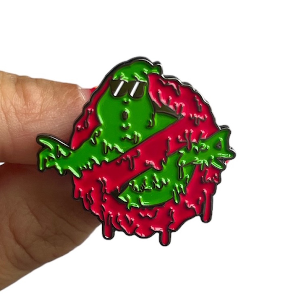 Ghostbusters Slimer Enamel Pin